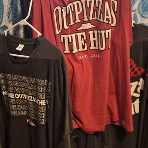 Graphic T-Shirt Set -  3 Red and Gray Pizza Hut